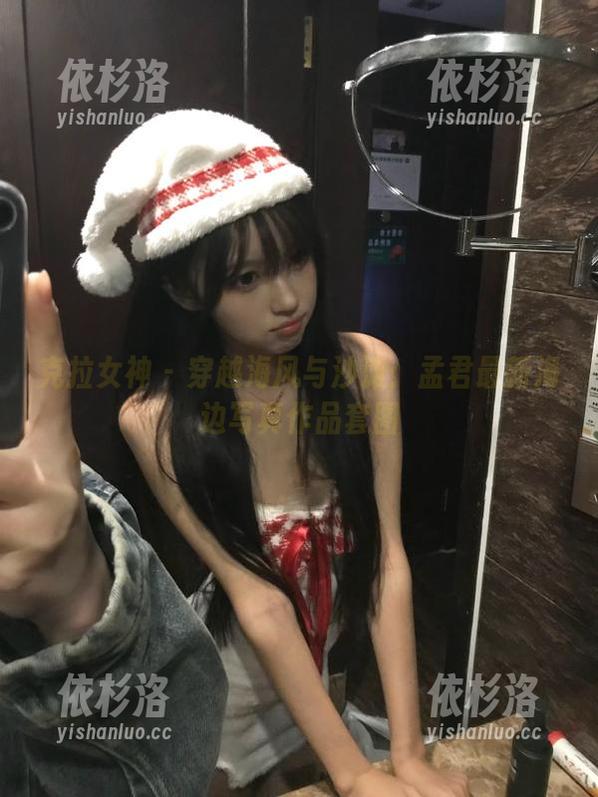 克拉女神-孟君 克拉女神 - 穿越海风与沙滩:孟君最新海边写真作品套图